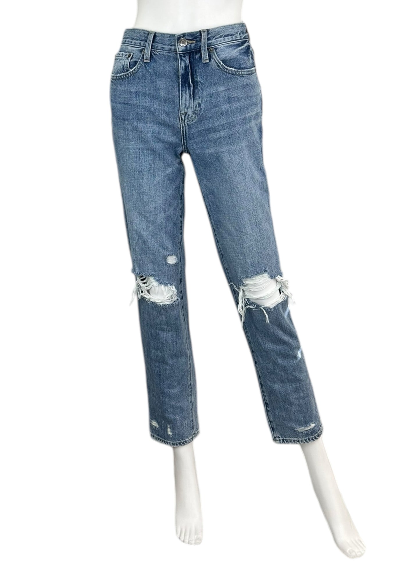 PISTOLA Ripped Light Wash Jeans Size 25