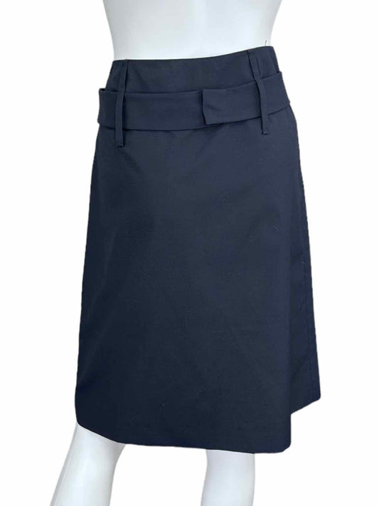 PRADA Navy Blue Pencil Skirt Size 42