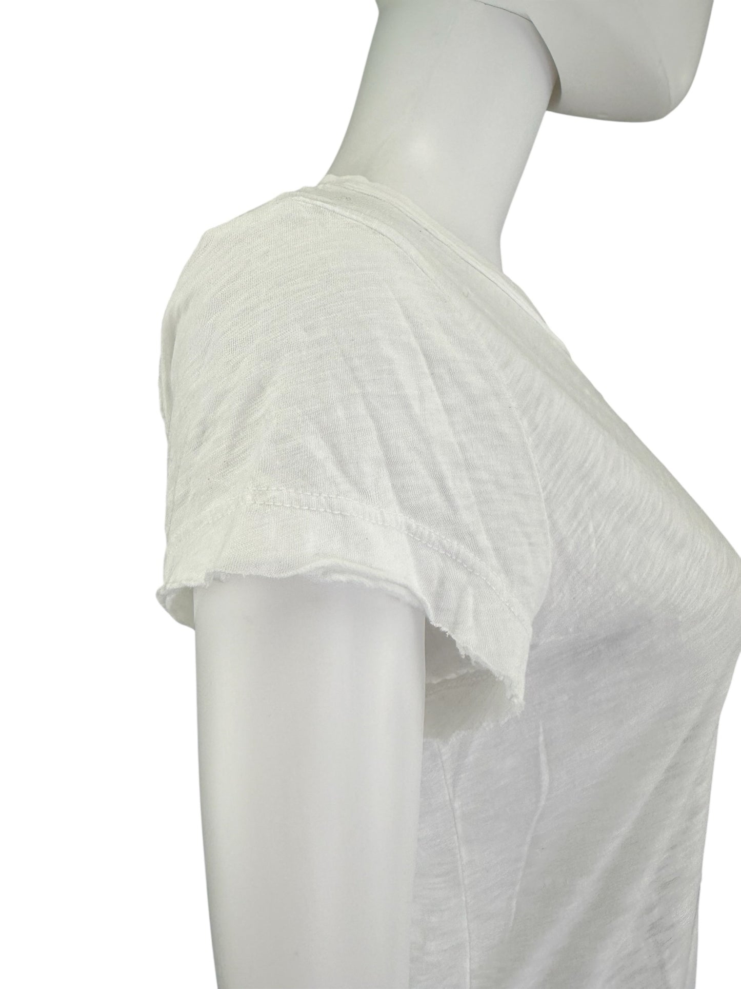 Michael Stars White Graphic Tee Size O/S