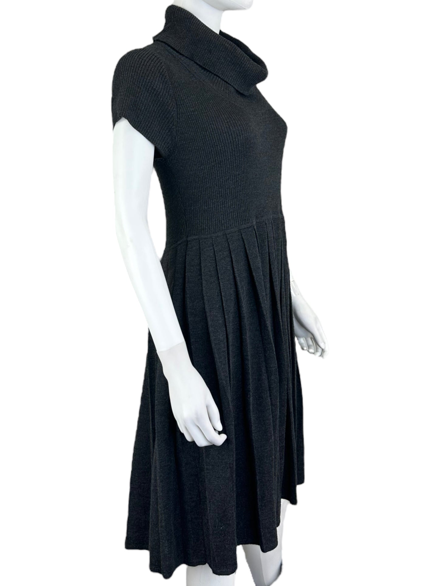 Calvin Klein Charcoal Gray Sweater Dress Size L
