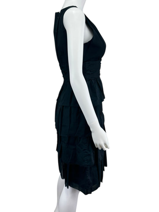 Talbots Black 100% Cotton Casual Dress Size 4