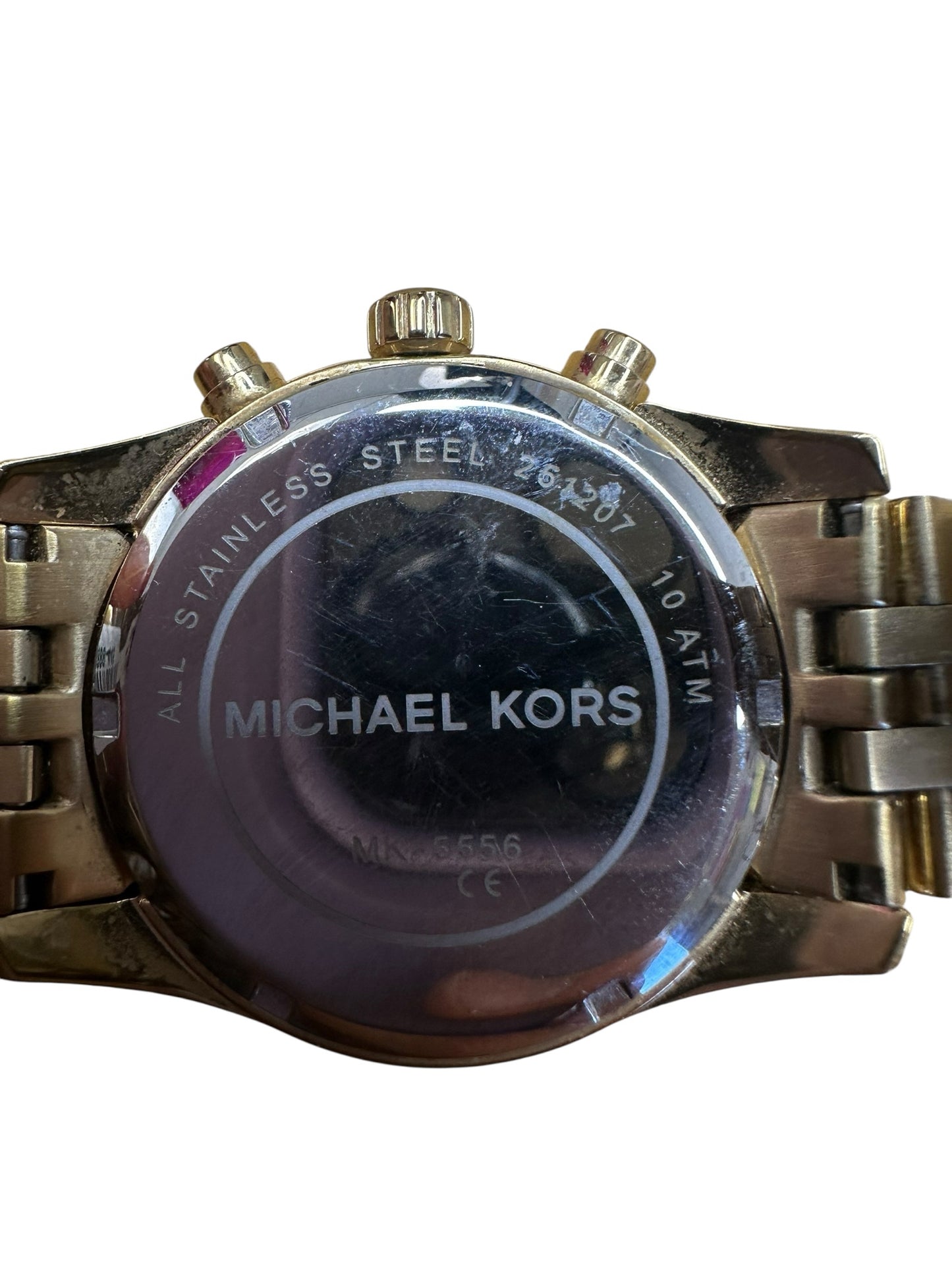 MICHAEL KORS Gold Chronograph Lexington Watch