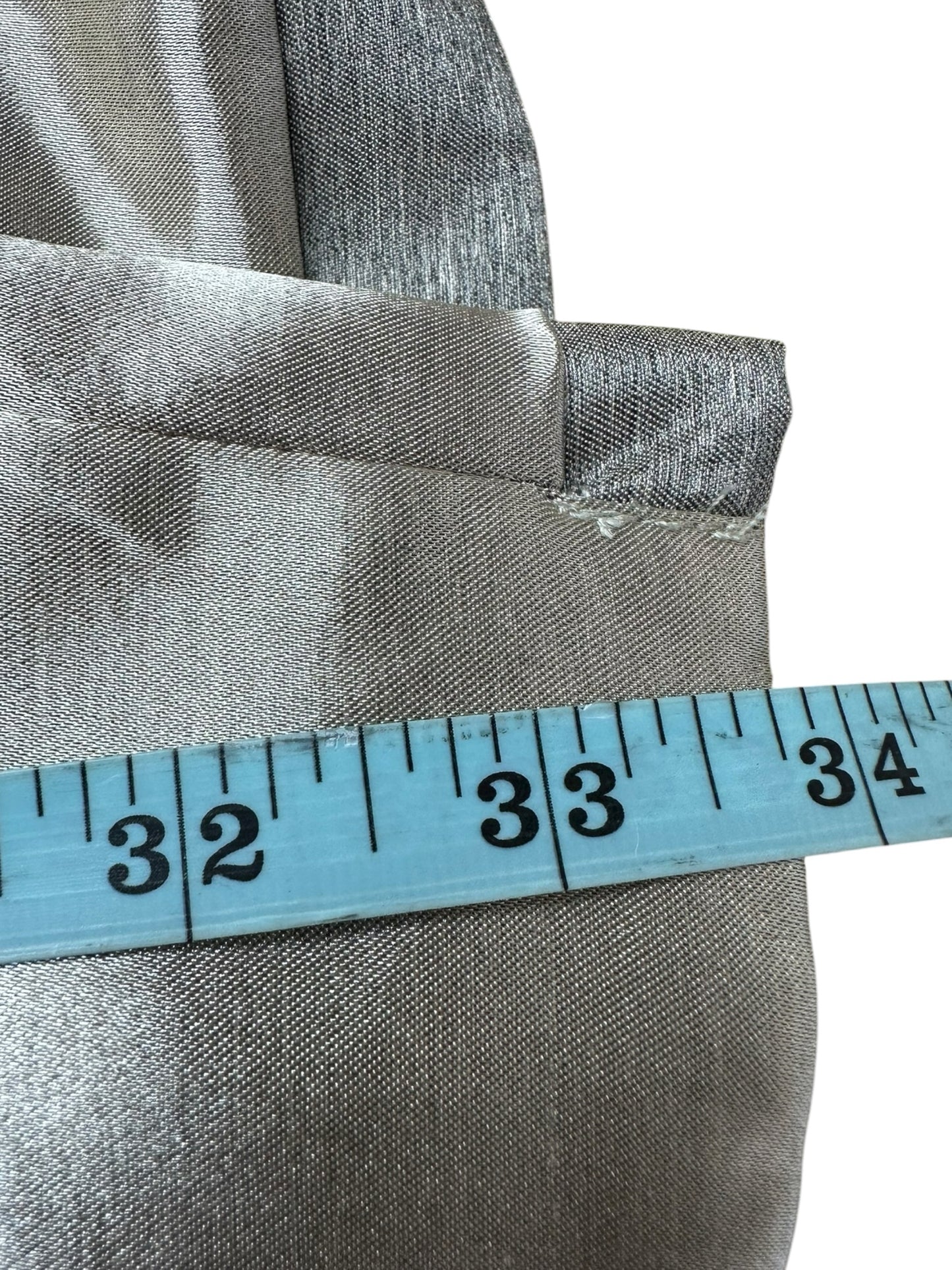 Chico's NWT Pewter Shantung Topper Coat Size 8/10