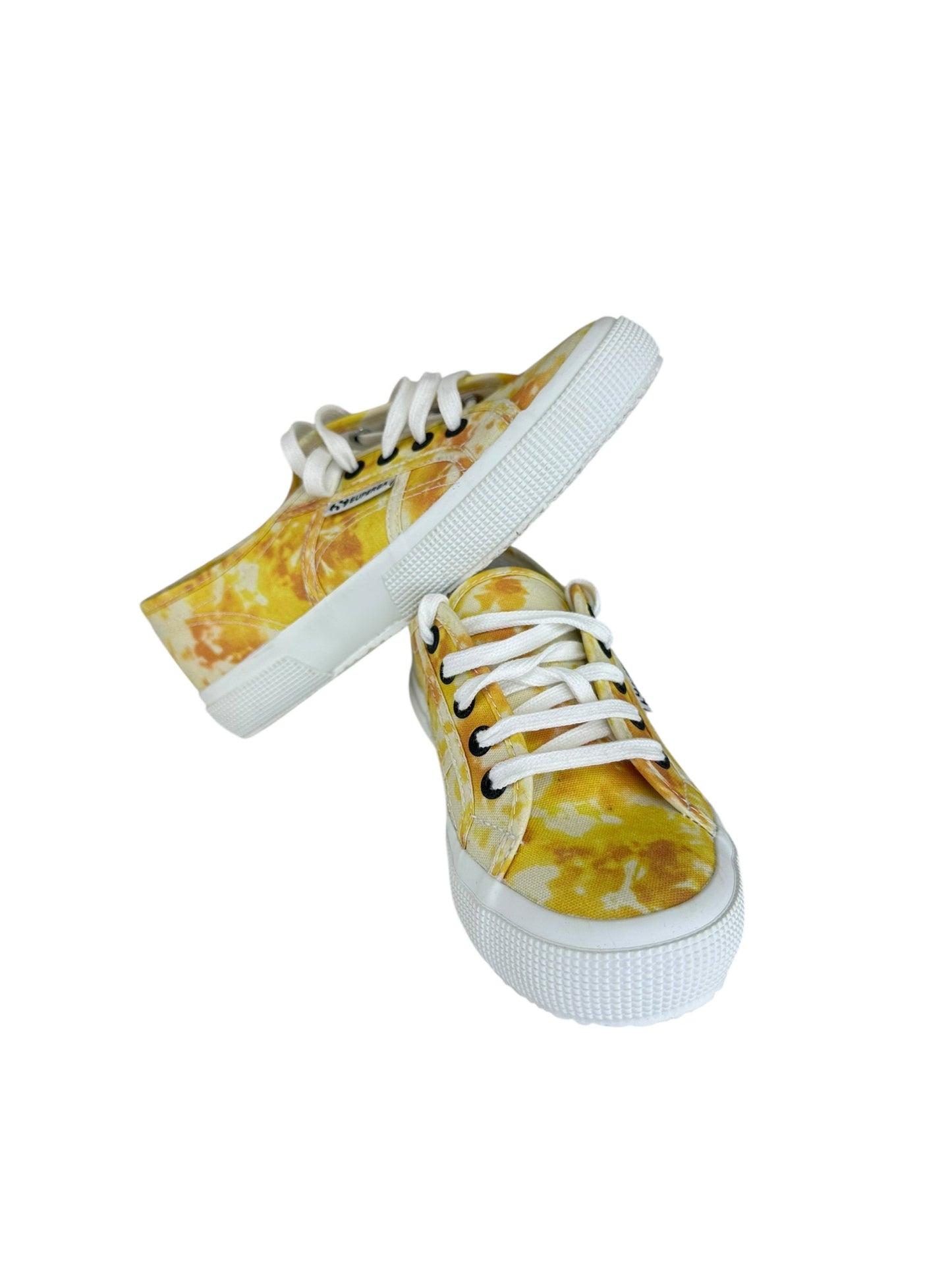 SUPERGA Yellow Tie Dye 2750 Sneakers Size 36