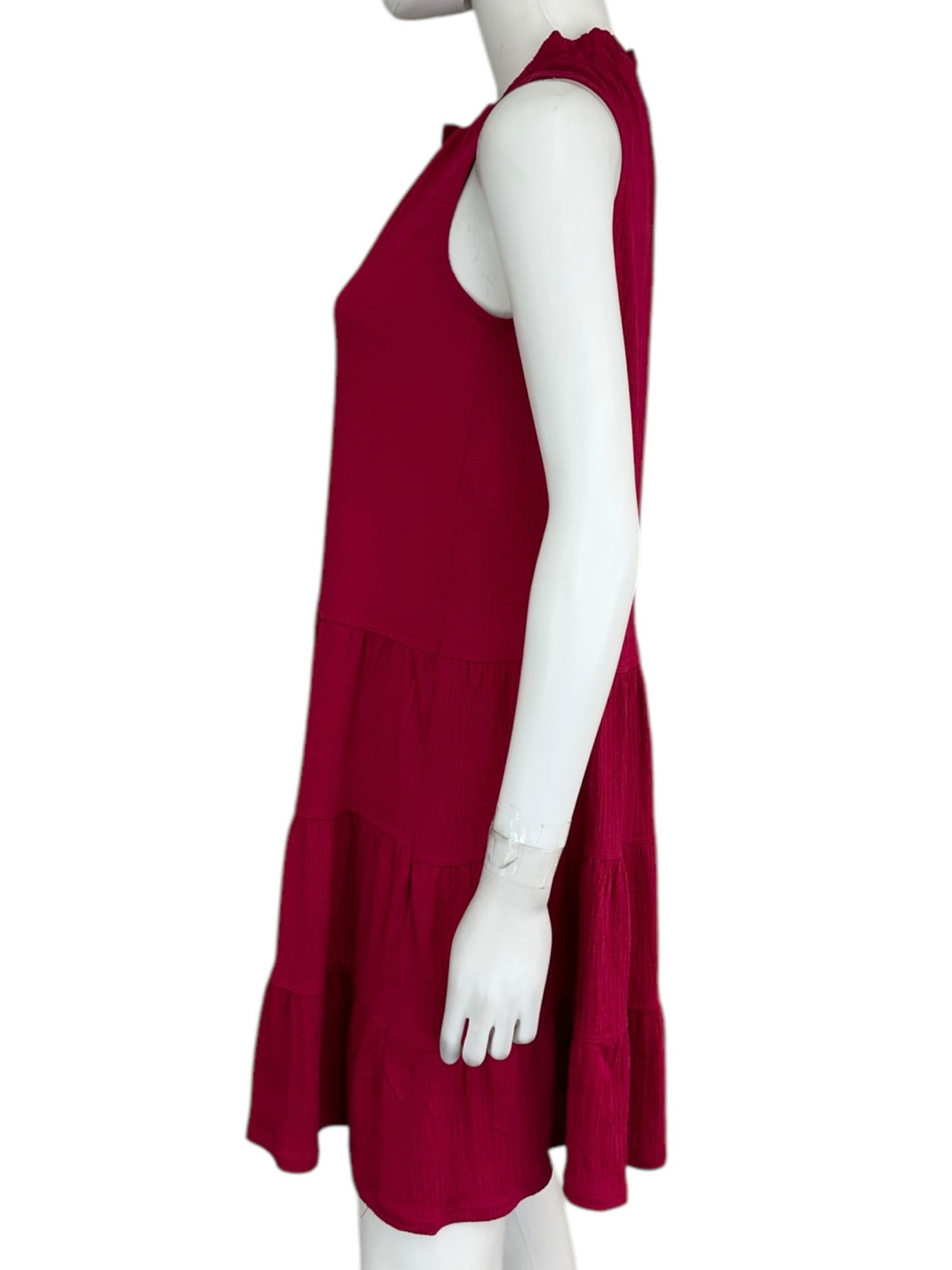 MAX STUDIO Magenta Mini Flowy Dress Size XS