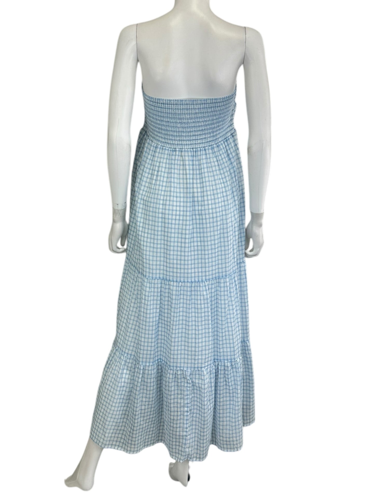 NWT Saltwater Luxe Blue Maxi Sundress Size XL