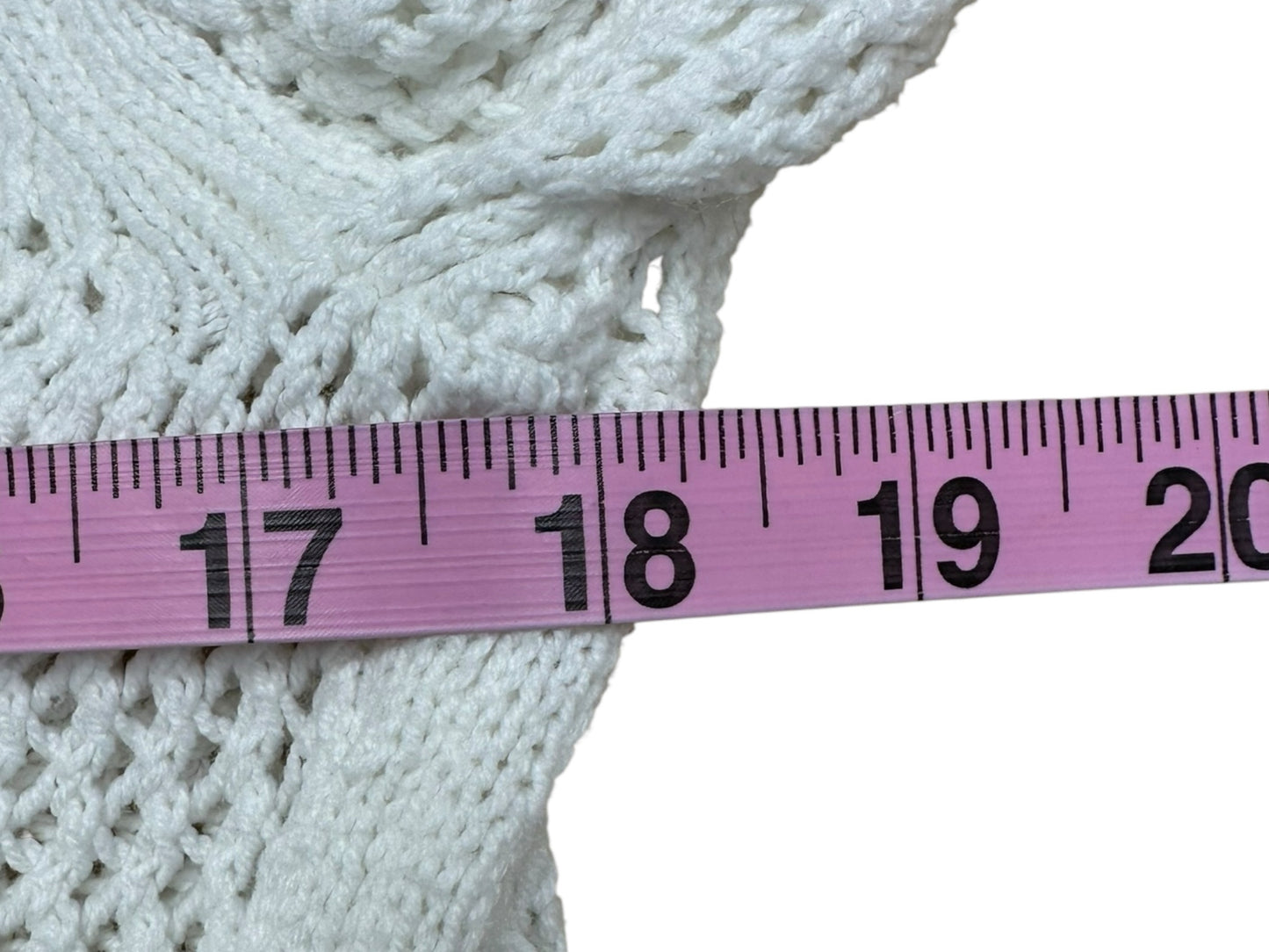 WHITE + WARREN White Cotton Sweater Size S