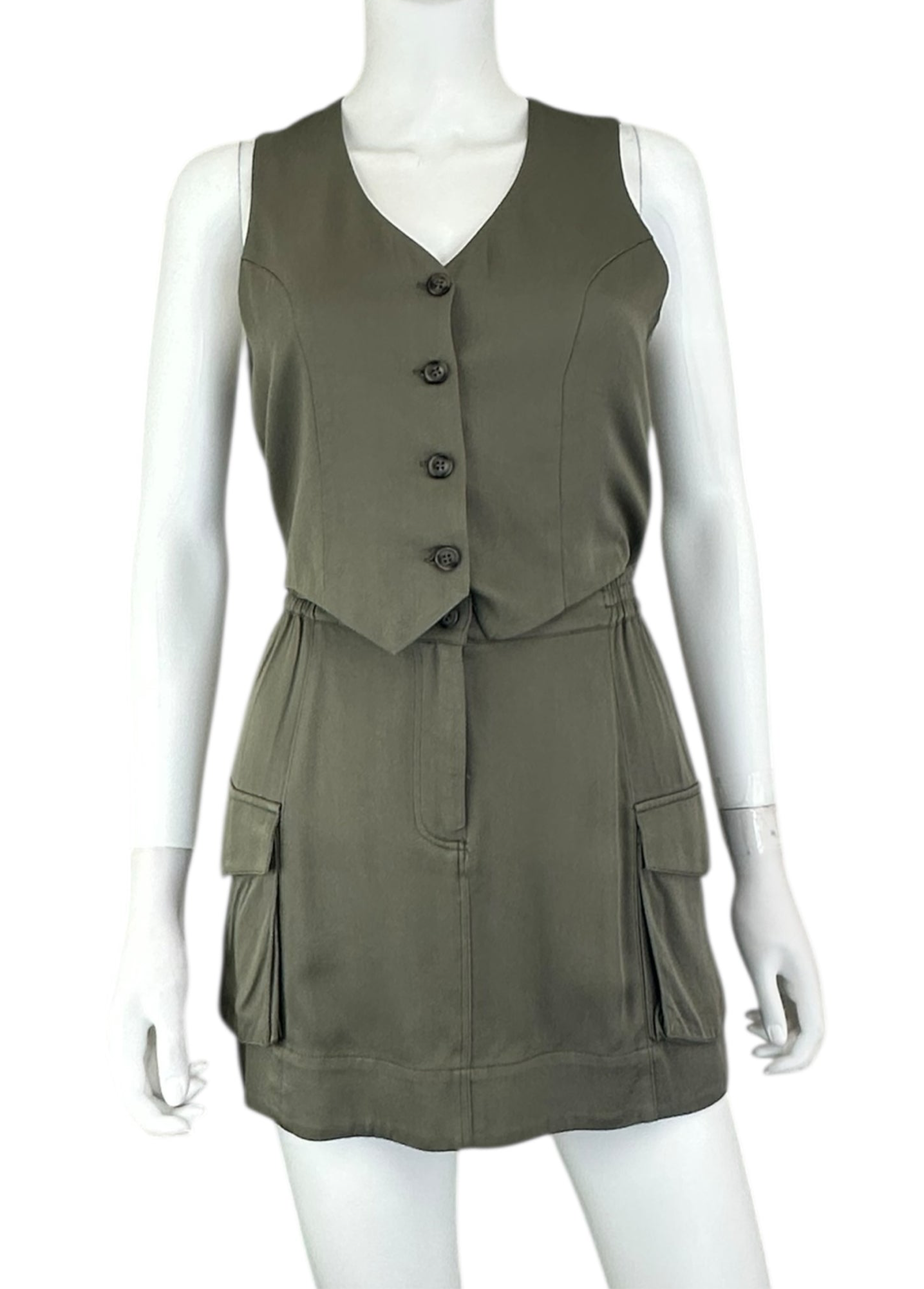 bobi BLACK NWT Olive 2 Piece Set Size S