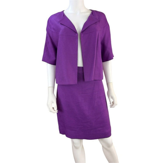 Kate Spade Purple Micah Skirt Suiting Set Size