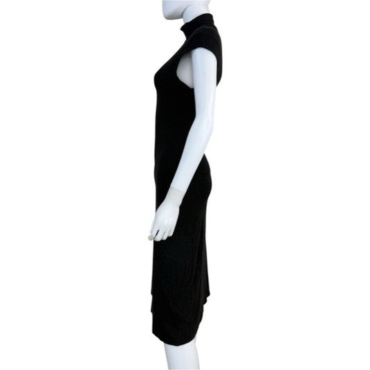 Diane von Furstenberg Gray Knit Midi Dress Size 8
