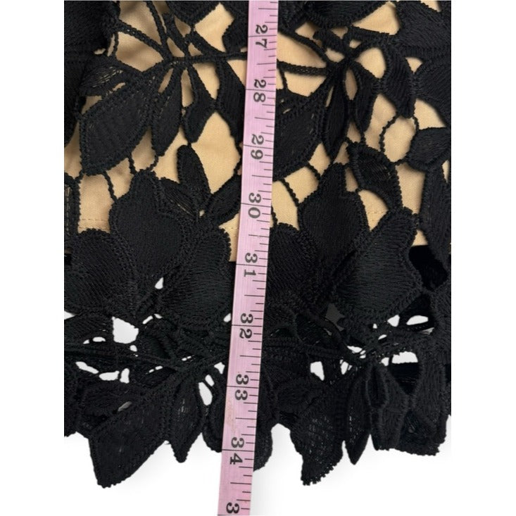 Romeo & Juliet Couture NWT Black Lace Cocktail Dress Size S