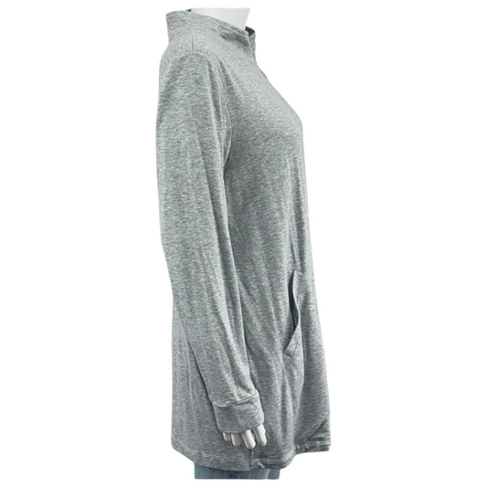 EILEEN FISHER Gray Knit Casual Jacket Size M