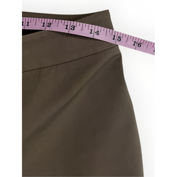 Lafayette 148 New York Brown Straight Leg Trousers Size 4