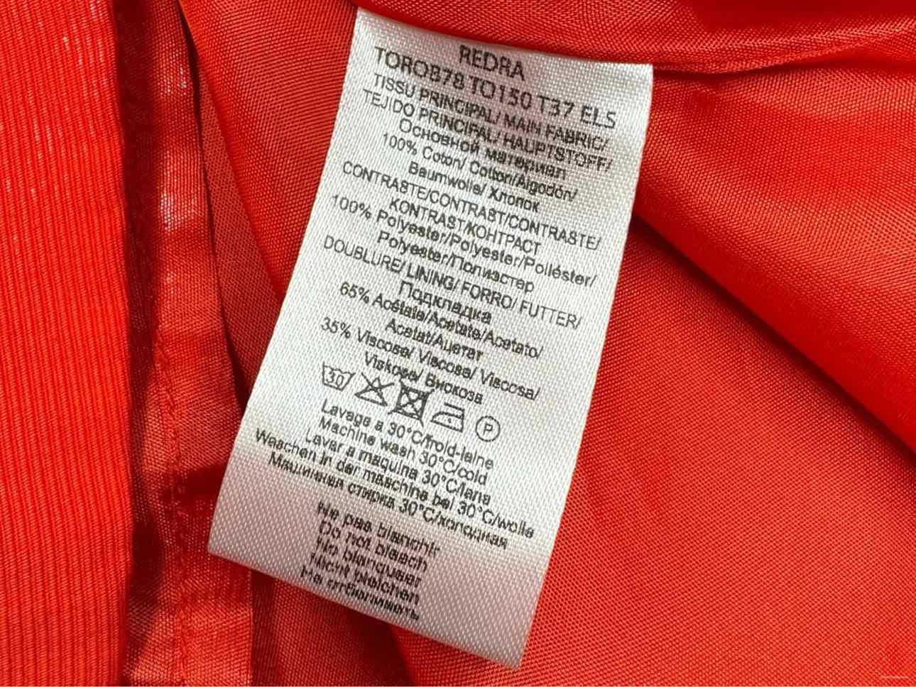 Tara Jarmon Red Halter Mini Cocktail Dress Size XS