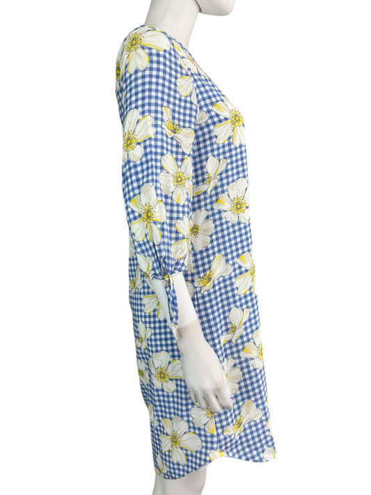 Draper James x SCAD Cherokee Rose Gingham Floral Dress Size M