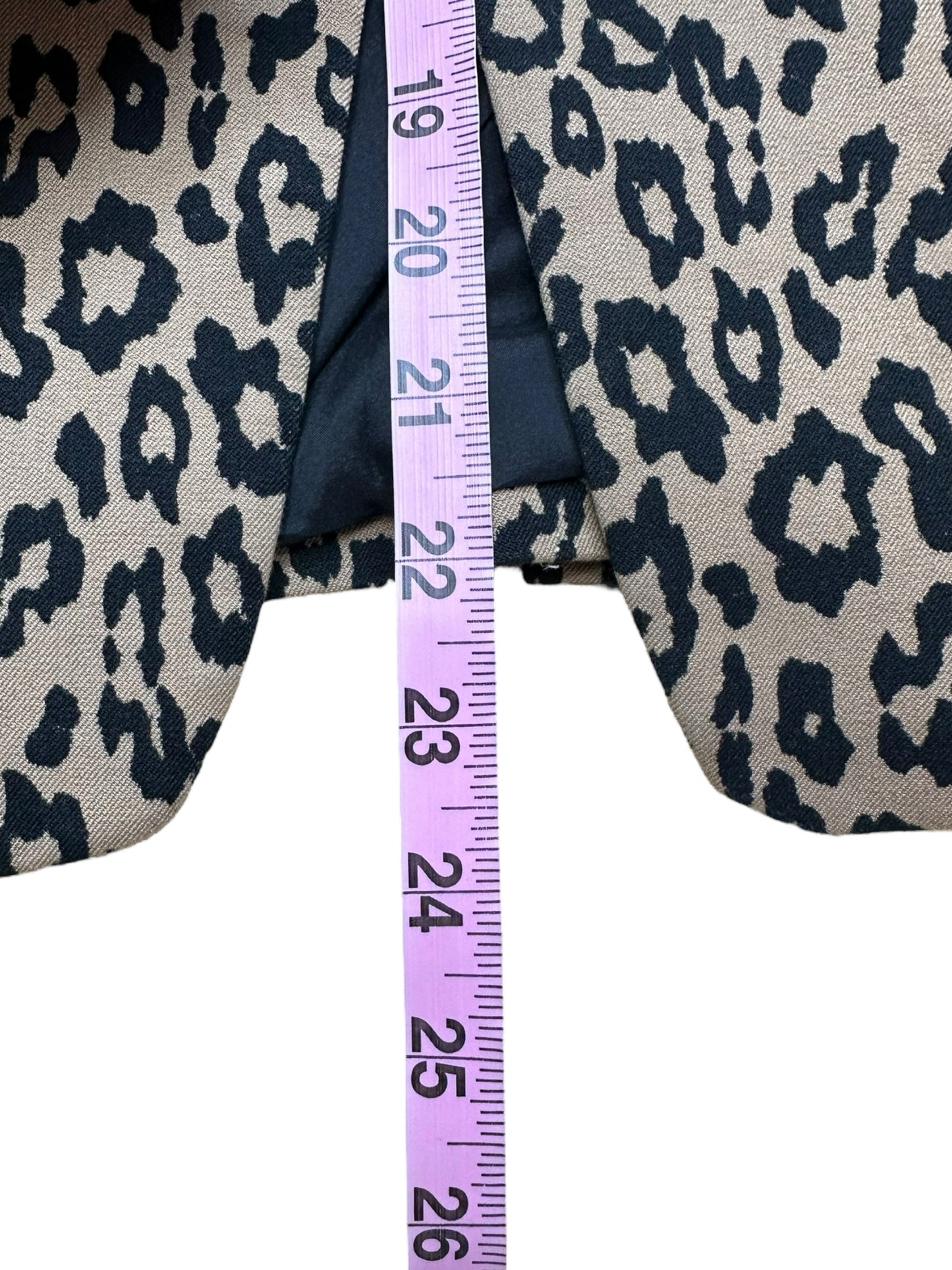 BANANA REPUBLIC Brown Leopard Print Blazer Size 4