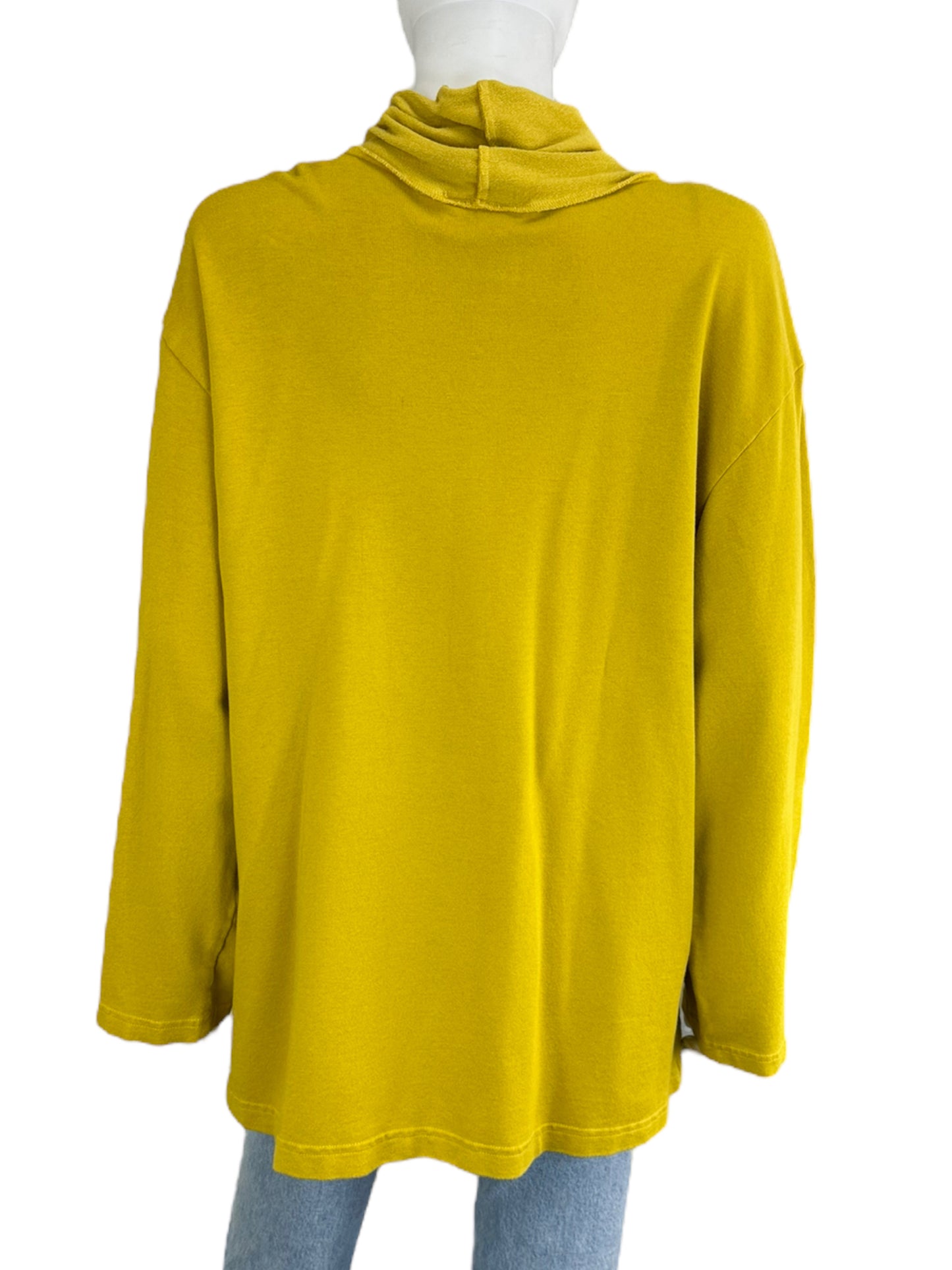 bryn WALKER Mustard Pullover Top Size S