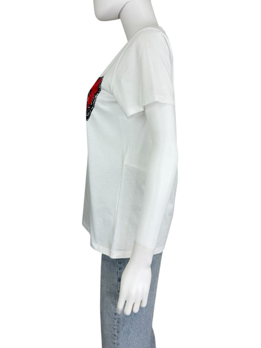 Alexander McQueen Heart Graphic Tee Size 42