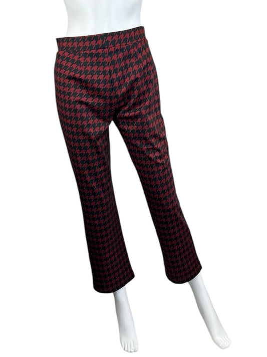 SANCTUARY NWT Red Houndstooth Pants Size M