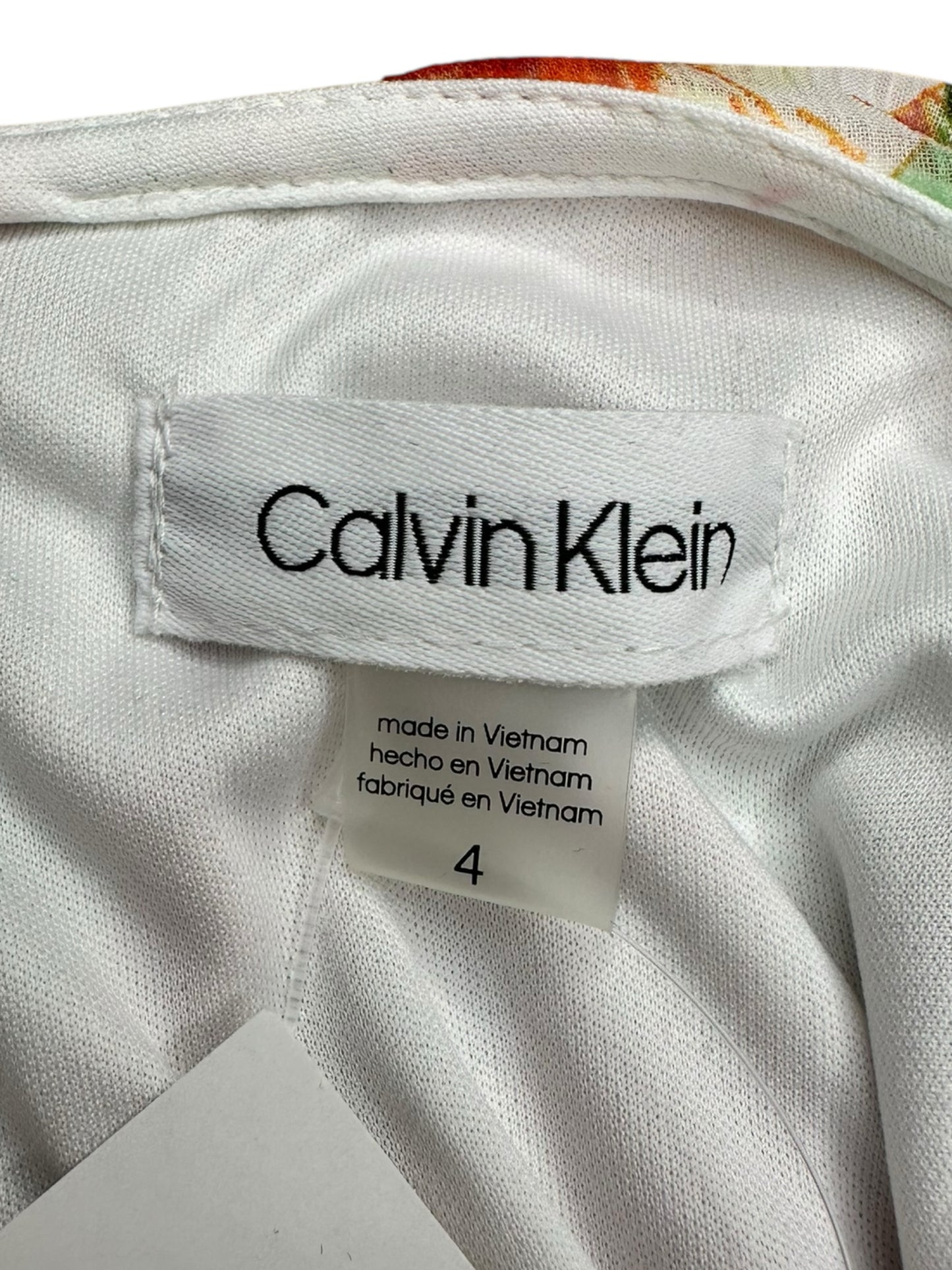 Calvin Klein Floral Maxi Dress Size S