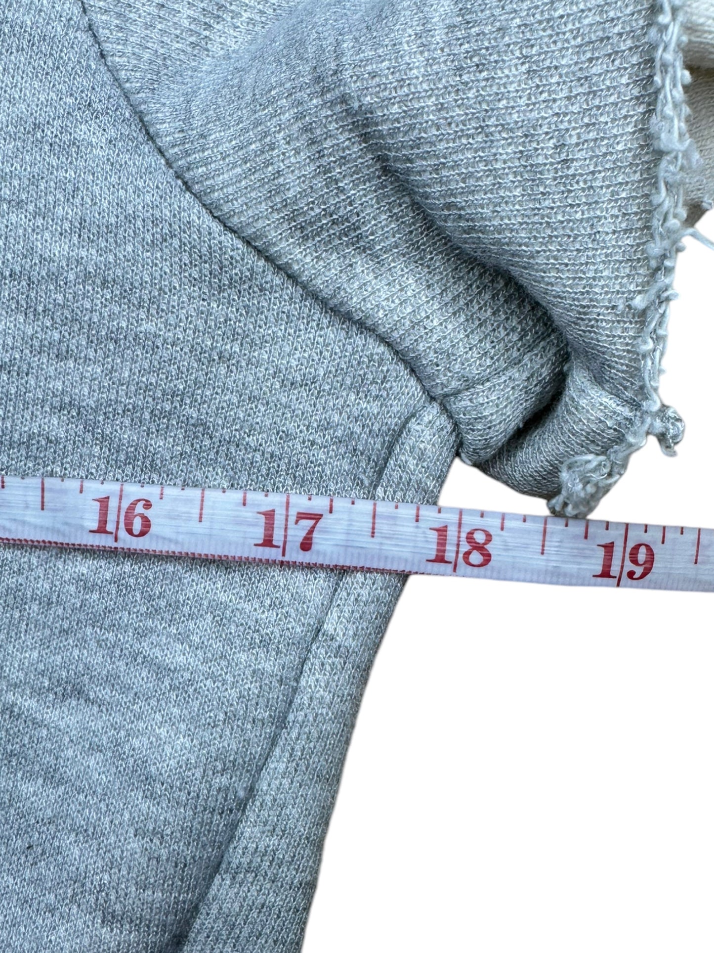 NSF Distressed Hoodie Layered Top Size S