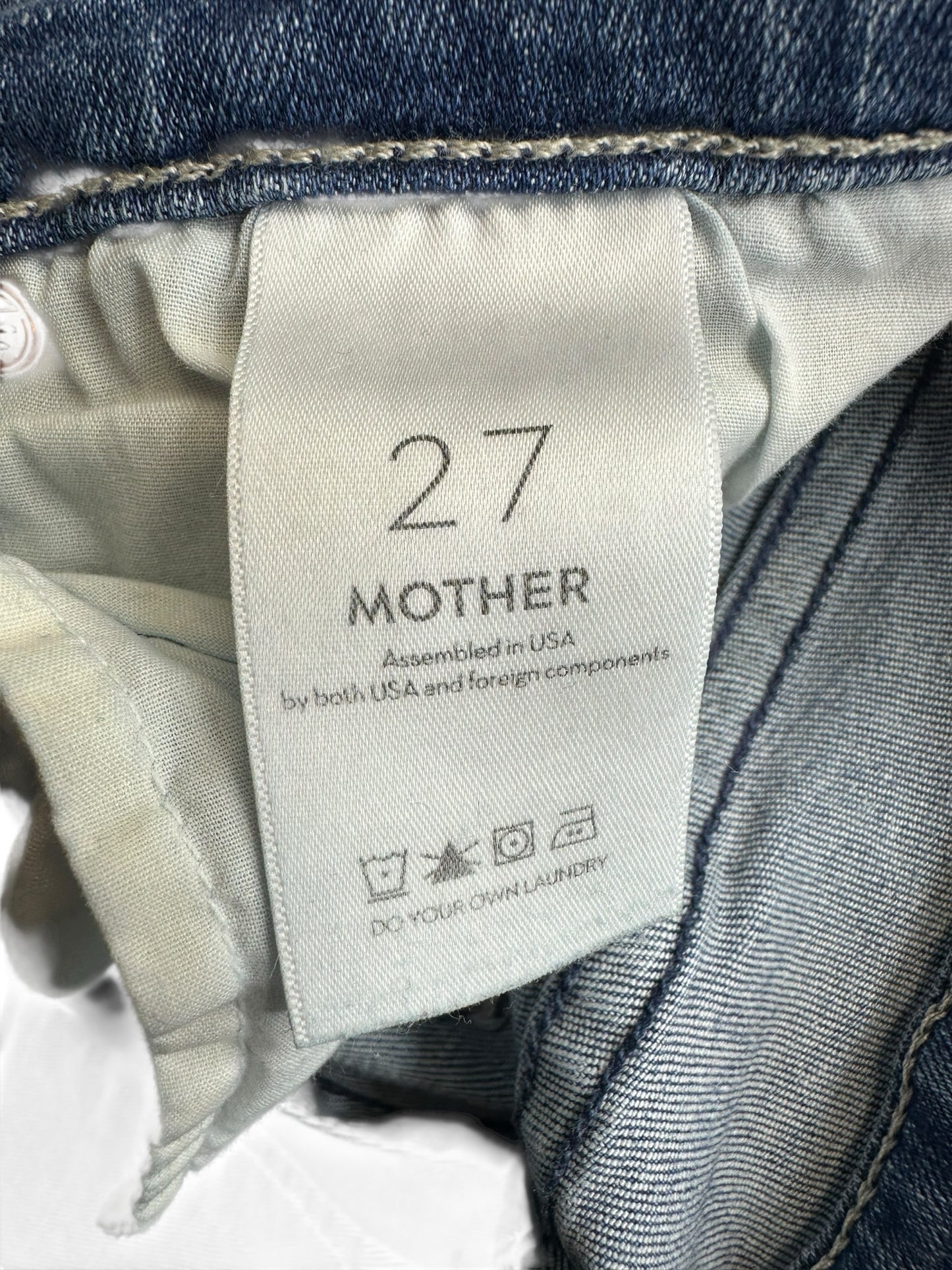 MOTHER Medium Wash Skinny Jeans Size 27
