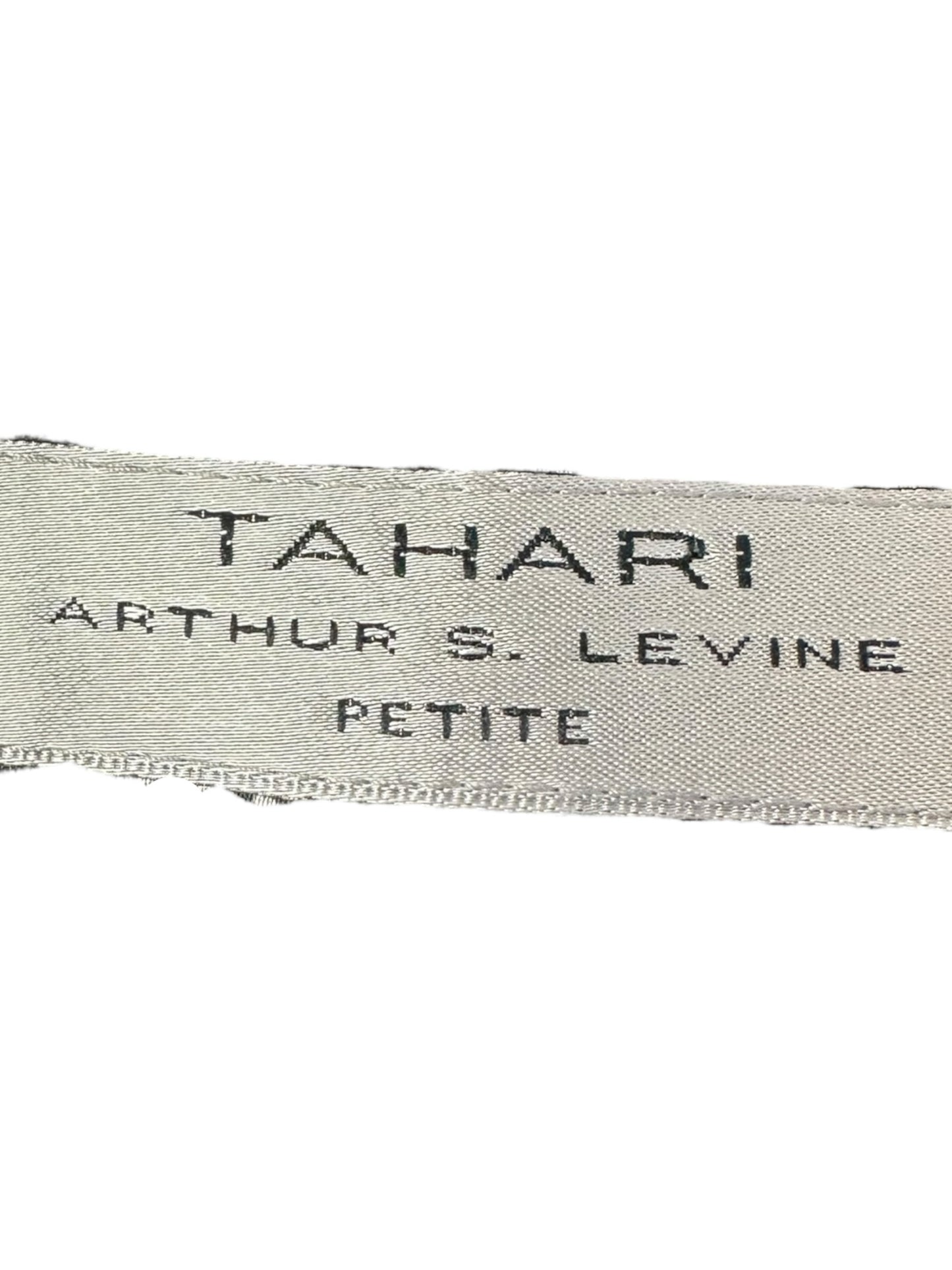 TAHARI Black Skirt Suit Size 4