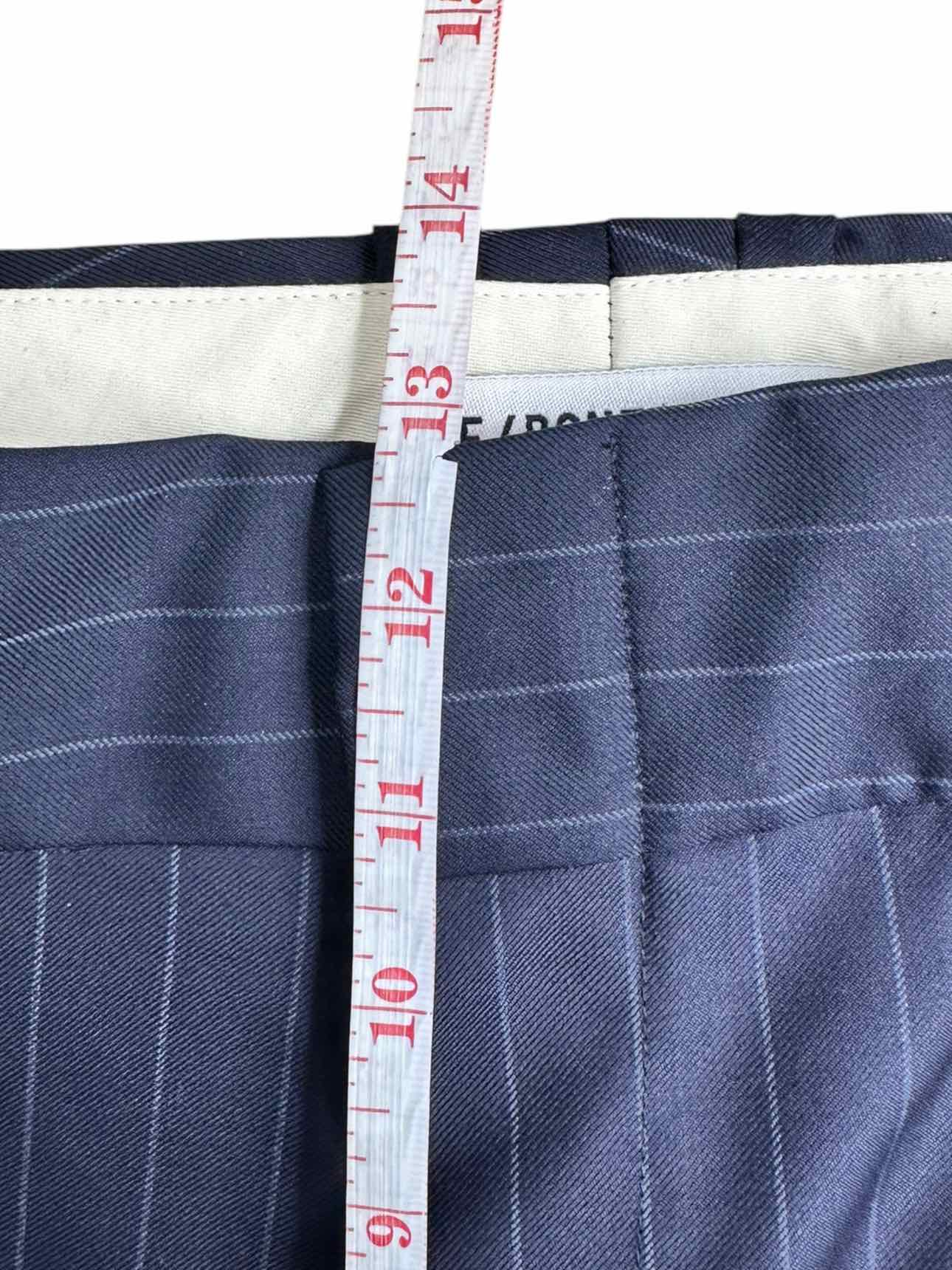 RE/DONE Navy Pinstripe Virgin Wool Trouser Size 28