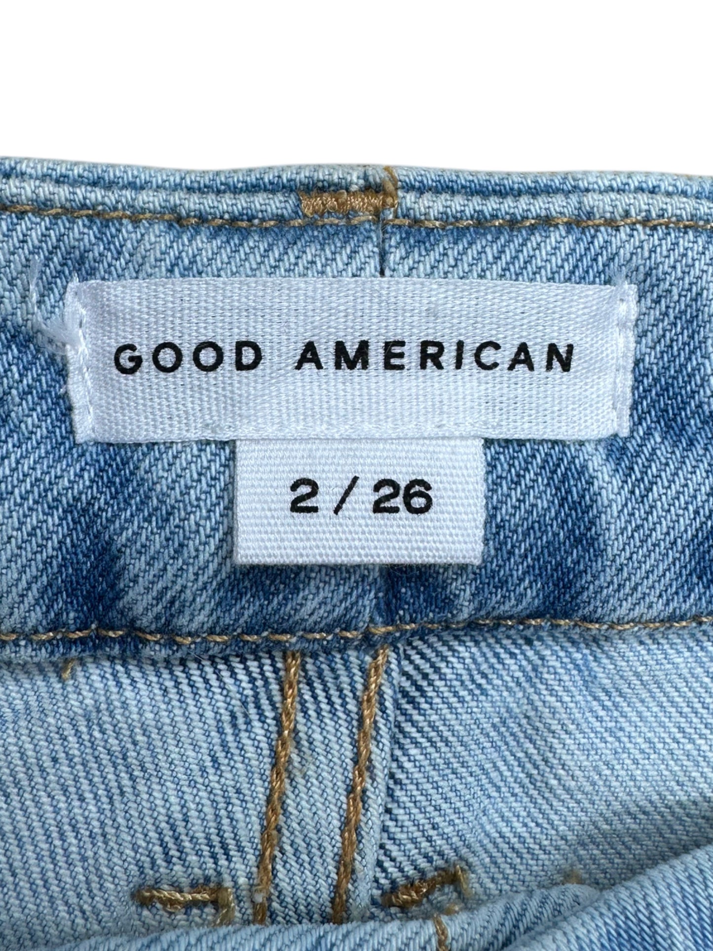 GOOD AMERICAN NWT High Rise Taper Style Jeans Size 2