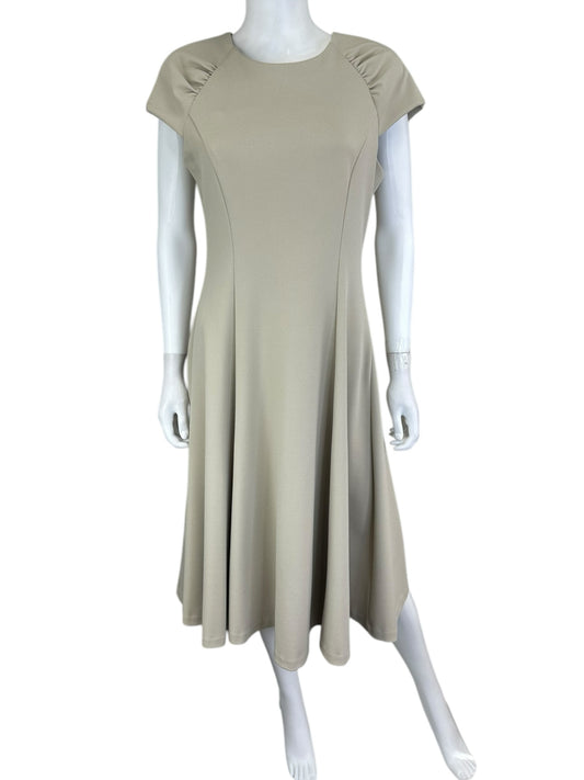 Calvin Klein Brown Midi Dress Size 10