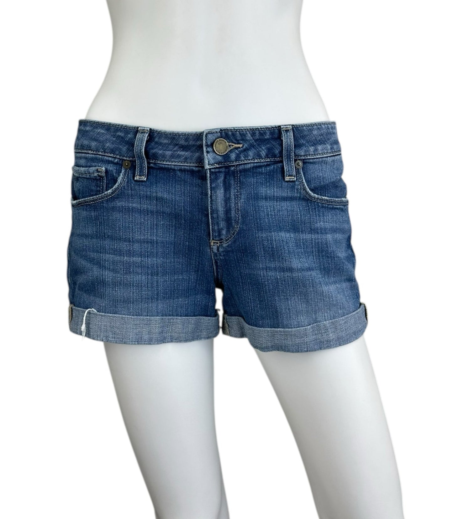 PAIGE Medium Wash Jean Shorts Size 26