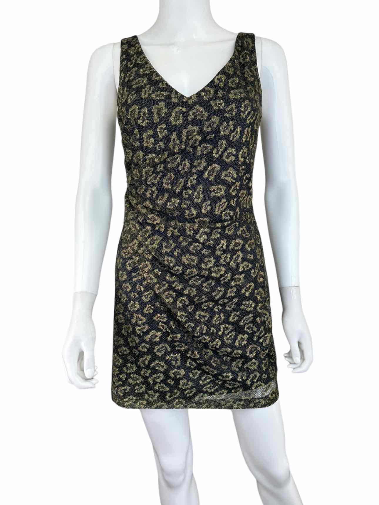 David Meister Gold Lace Dress Size 4