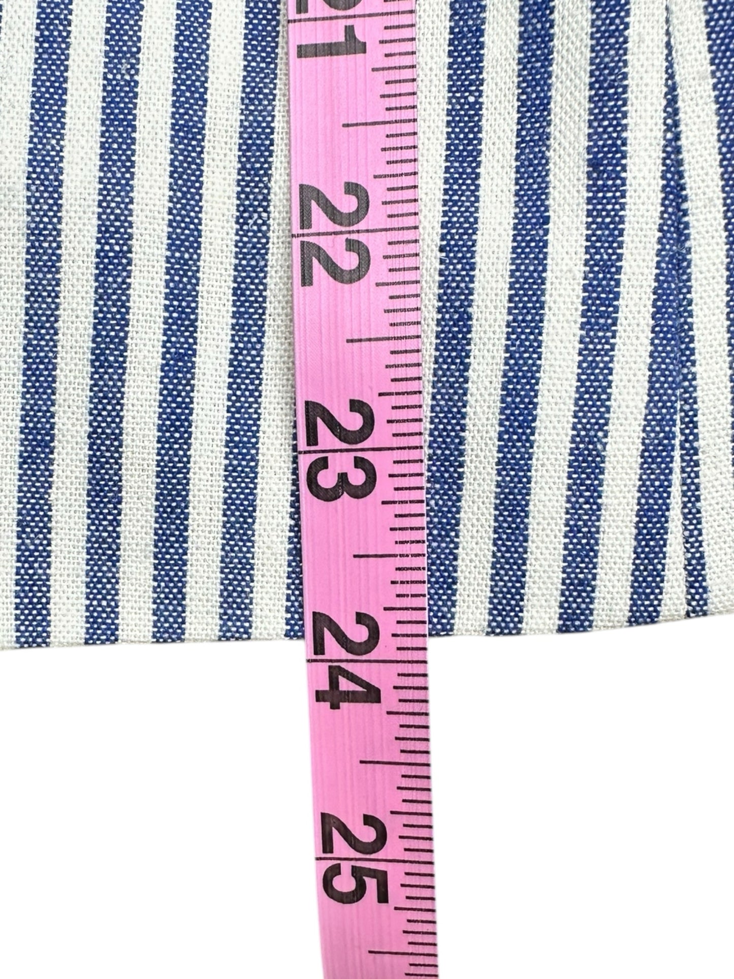 J. Crew Blue and White Striped Blazer Size 10