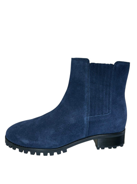 Talbots New Navy Blue Tish Suede Ankle Booties Size 6.5