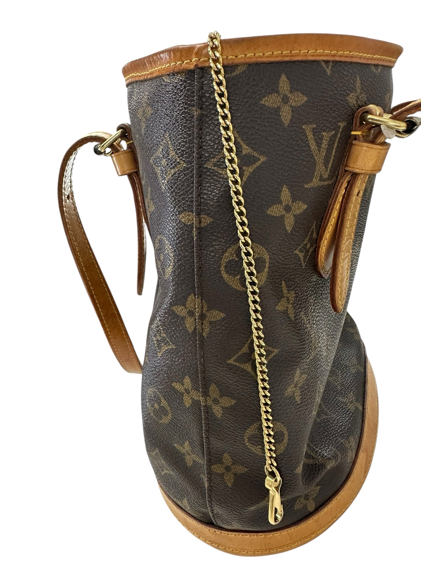 louis vuitton Brown Petit Bucket Bag Designer Handbag