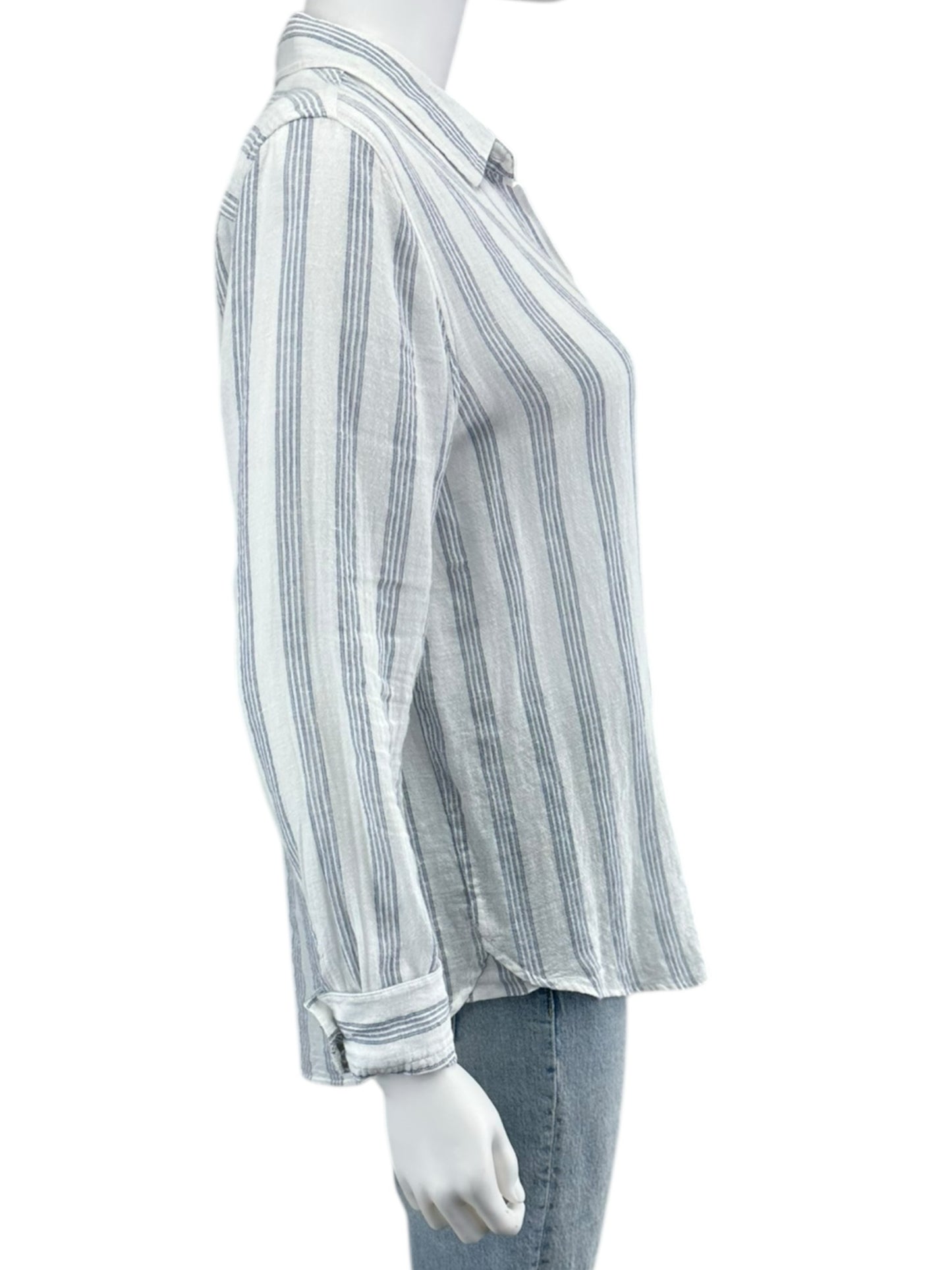 Rails Charlie Cayman Stripe Button-Down Shirt Size S
