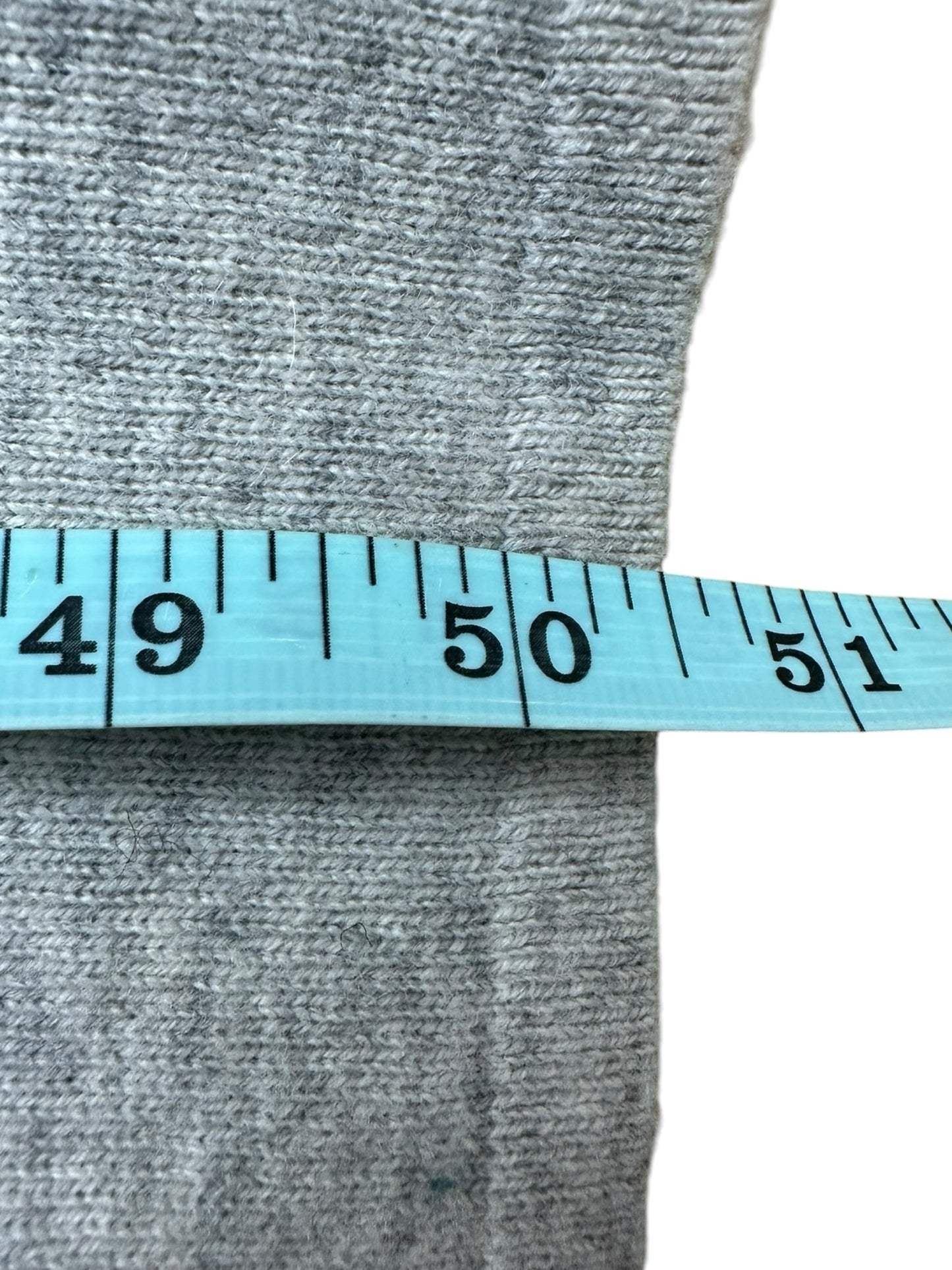 ALLUDE Gray Wool Cashmere Blend Maxi Sweater Dress Size M
