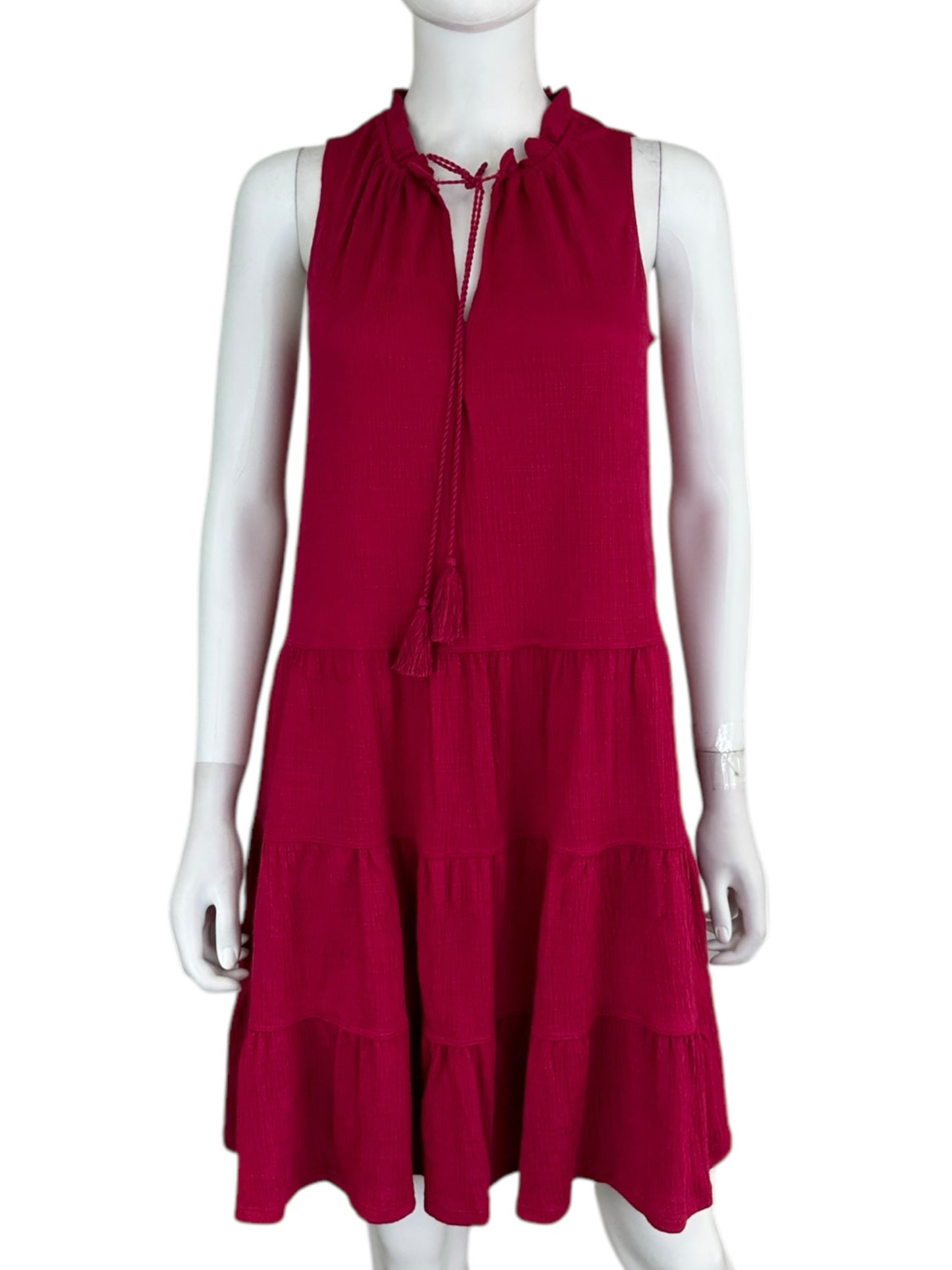 MAX STUDIO Magenta Mini Flowy Dress Size XS