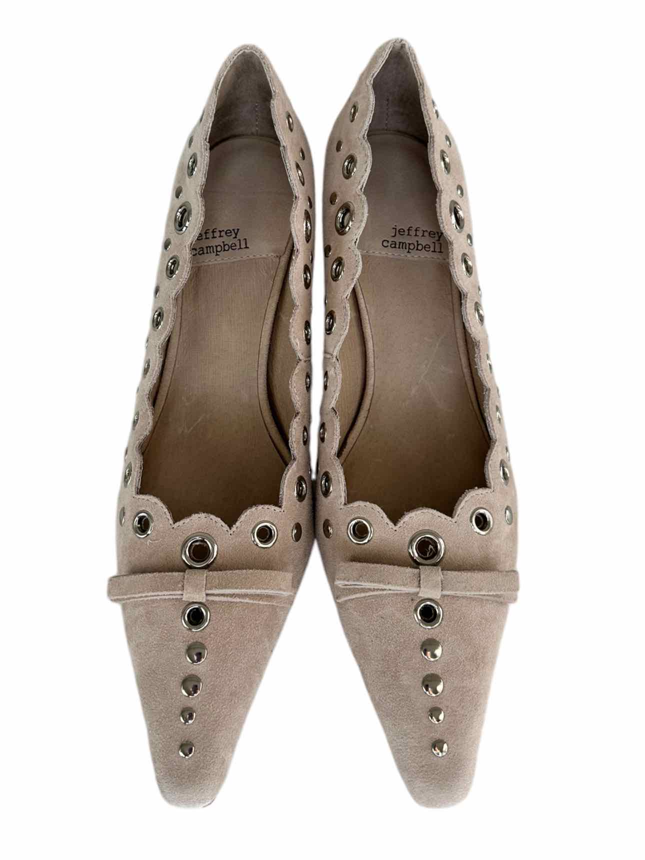 jeffery campbell NWT Notion Nude Suede Pump Size 6.5