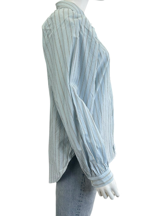 Rails Blue Striped Elsa Shirt Size M