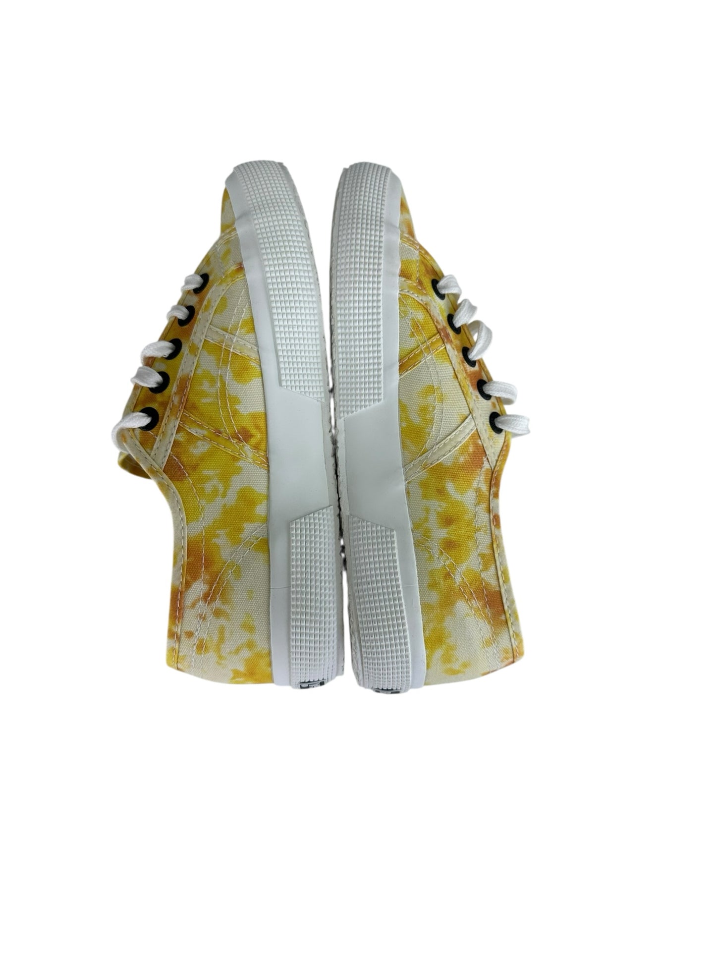 SUPERGA Yellow Tie Dye 2750 Sneakers Size 36