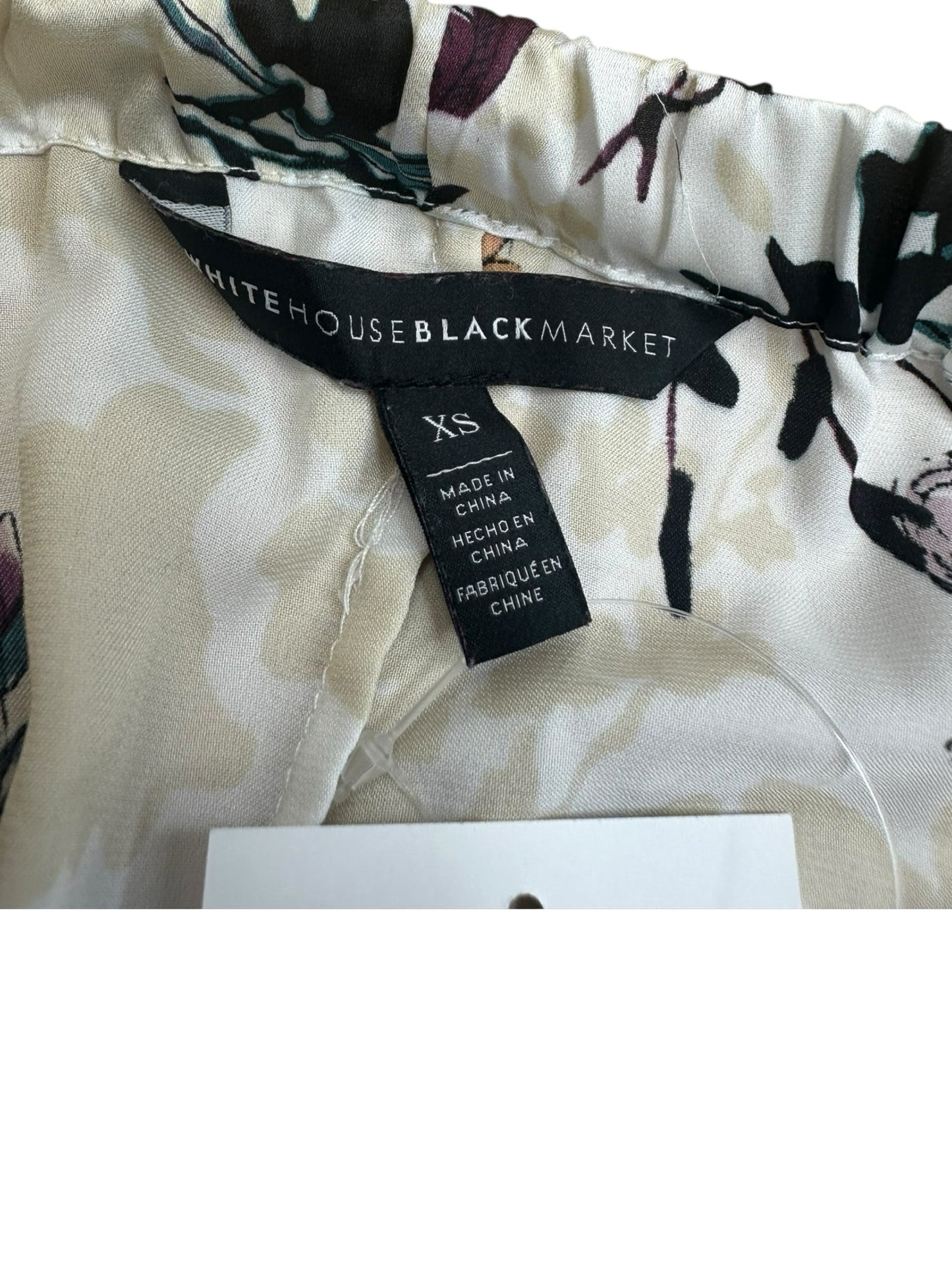 White House Black Market Size Floral Off The Shoulder Blouse Size XS