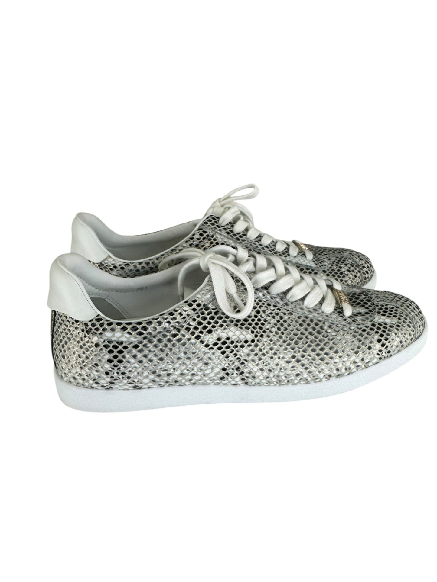 PAIGE Snakeskin AMY Lace-up Sneaker Size 8