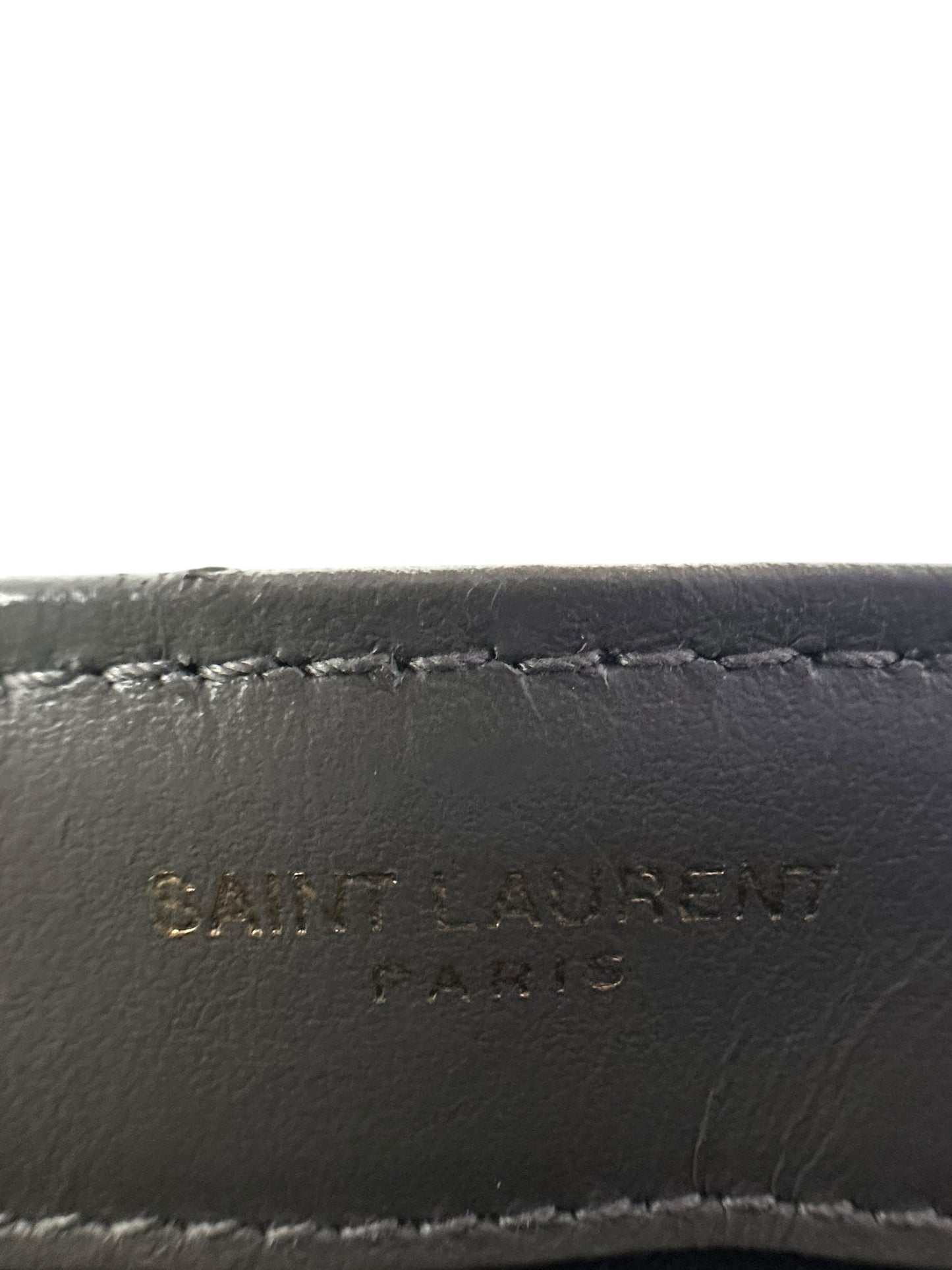YVES SAINT LAURENT Lou Lou Grey Designer Handbag