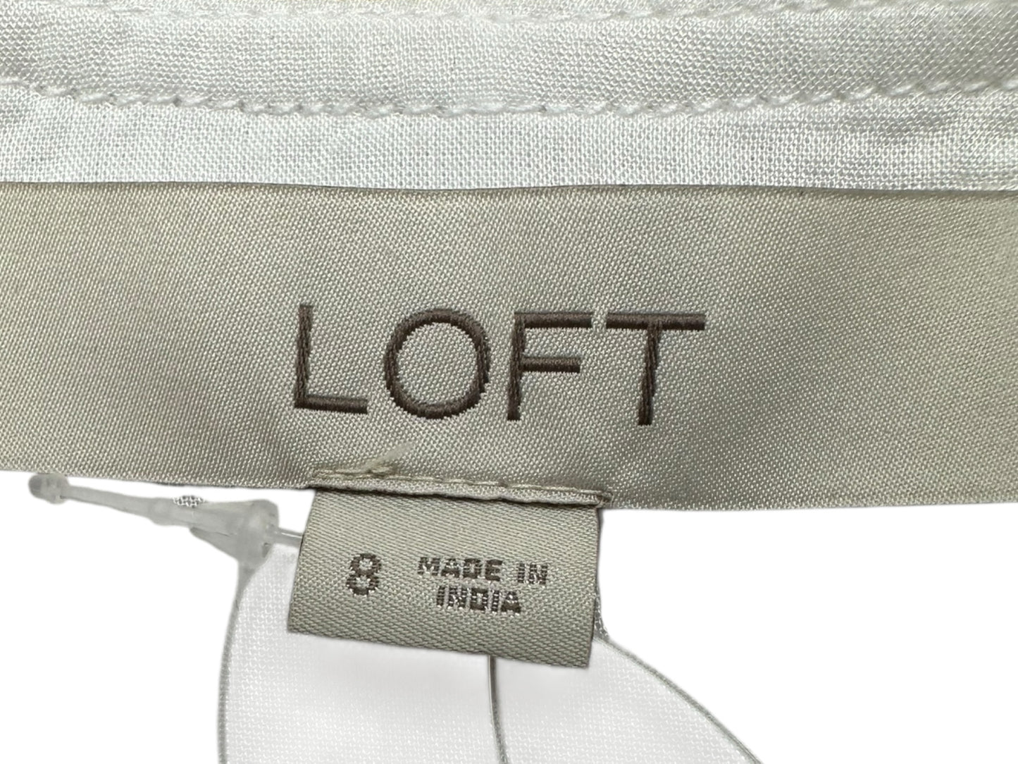 LOFT White Mini Dress Size 8