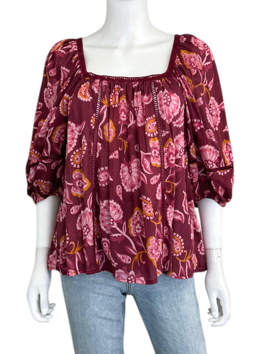 Mahila NWT Floral Print Blouse Size S