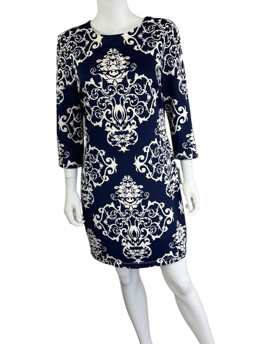 B. Darlin NWT Navy Paisley Shift Dress Size XL