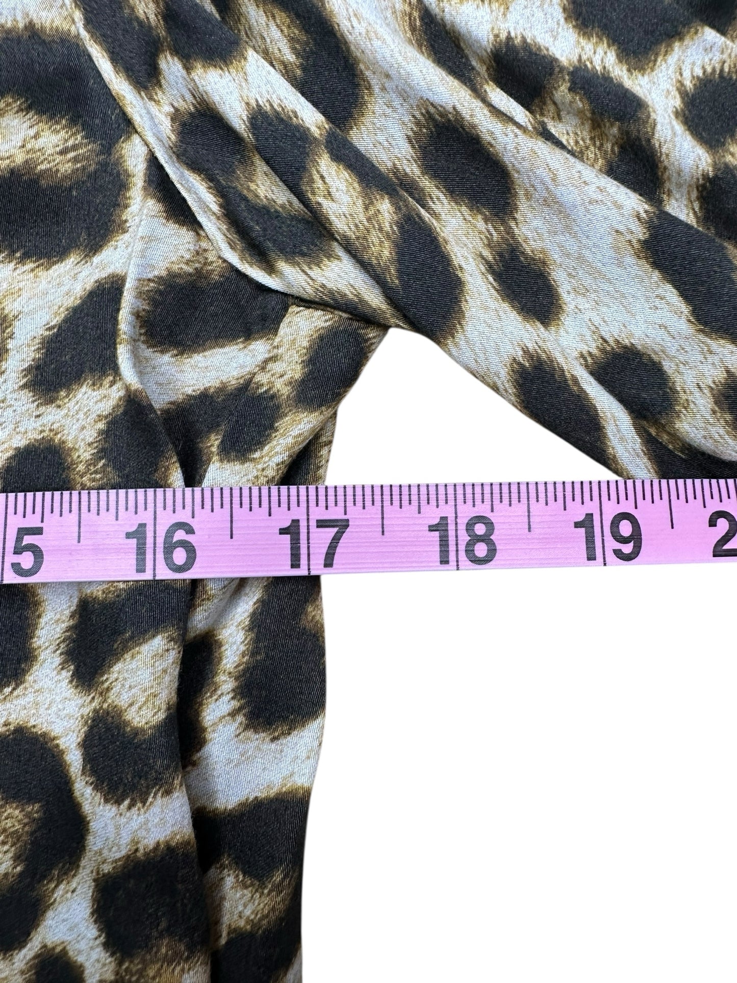 velvet BY GRAHAM & SPENCER Leopard Blouse Size S