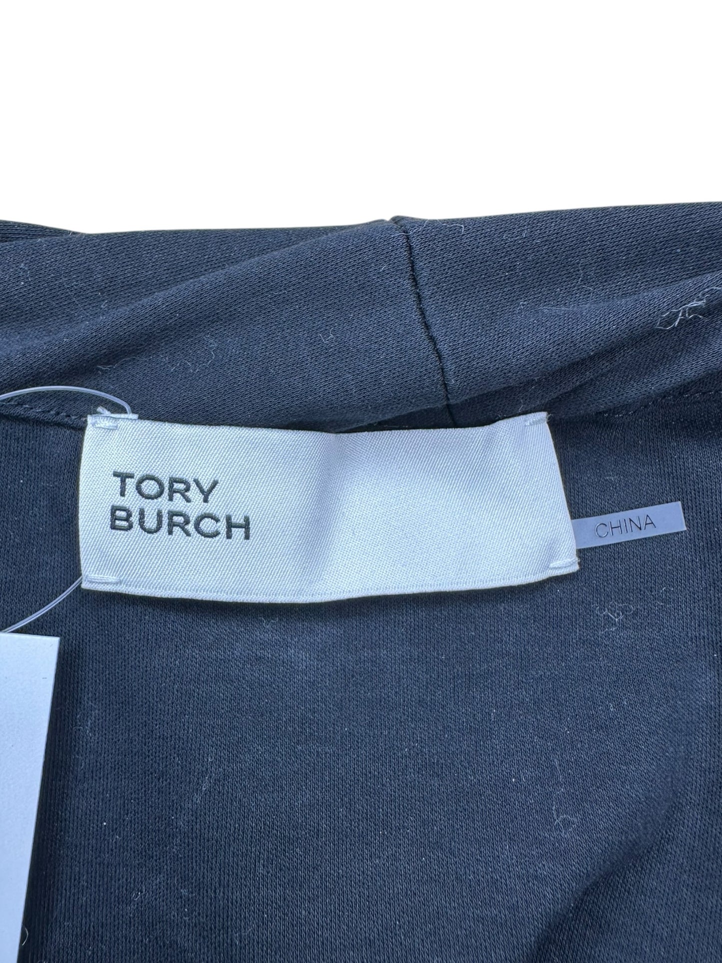Tory Burch Black 100% Cotton Knit Top Size M