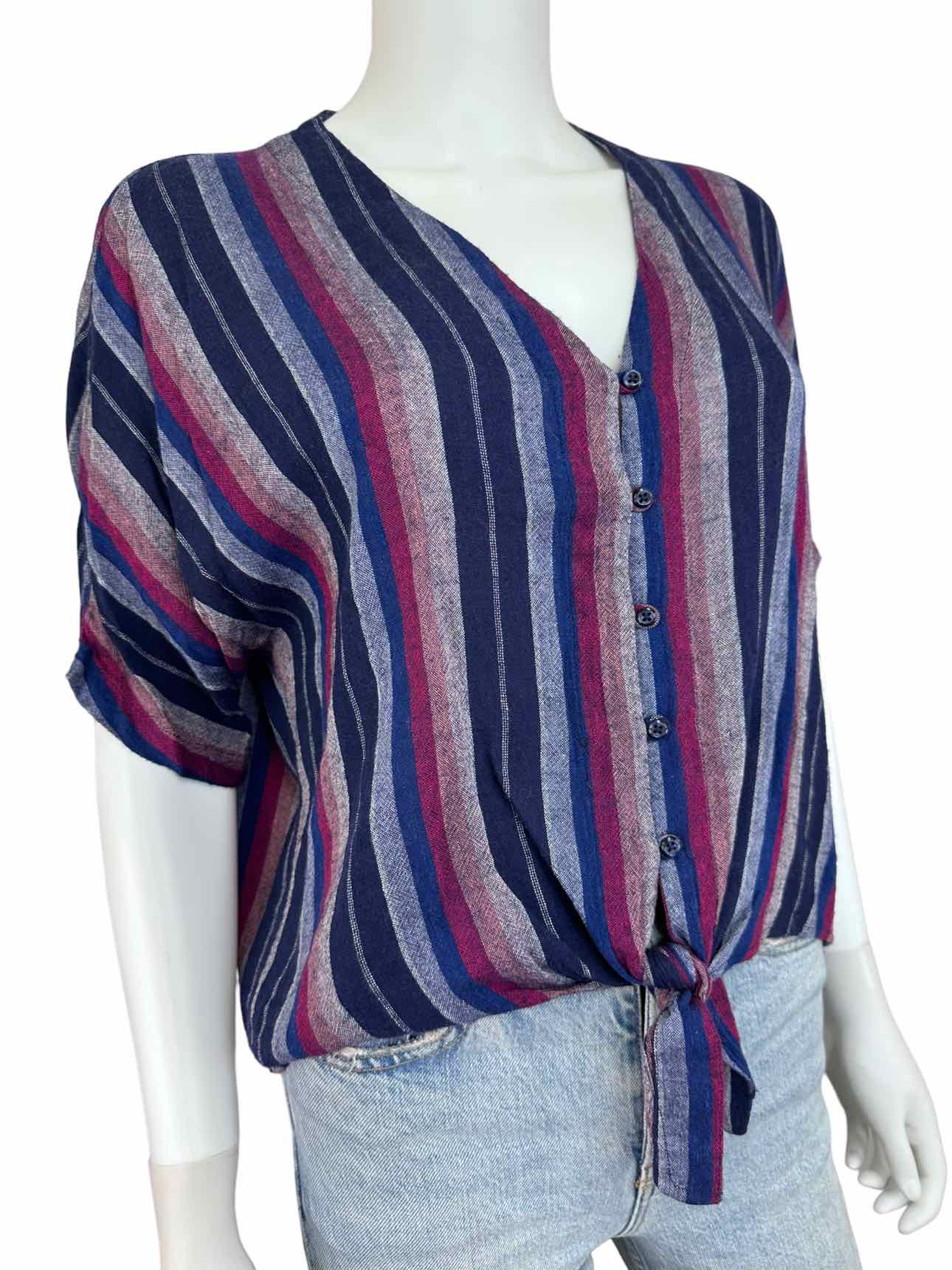 Rails THEA Navy Striped Top Size XS
